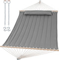 Portable Double Hammock with Hardwood Spreader Bar - Extra Large