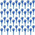 Royal Blue Hand Clappers 100 Pack 7.5in Noisemakers - Party & Sports
