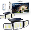 Solar Security Light Outdoor Super Bright LED w/Remote Control - 2