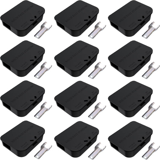 Mouse Stations with Keys 12 Pack for Indoor and Outdoor Use