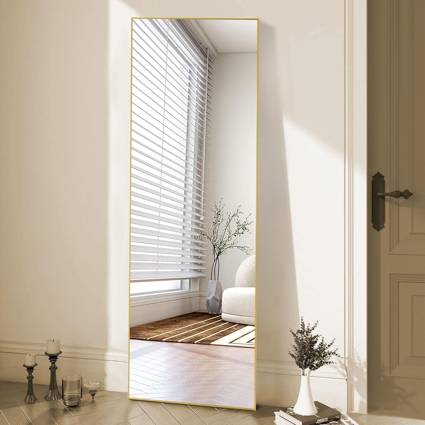OLIXIS Full Length Mirror 64x21 for Bedroom and Living Room
