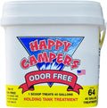 Happy Campers Holding Tank Treatment, 64 Doses - Powerful Odor Control