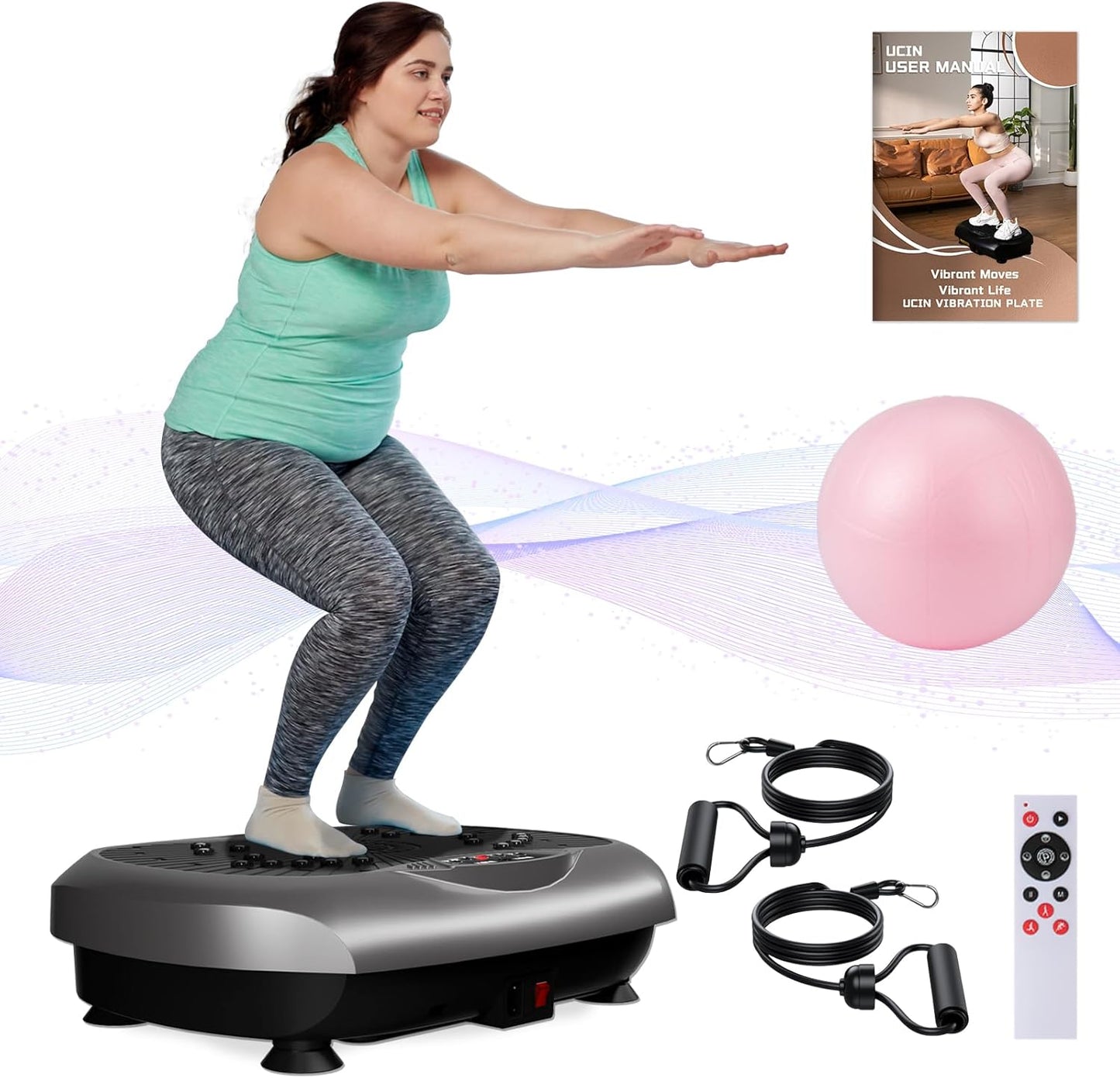 UCIN Vibration Plate Exercise Machine for Weight Loss and Fitness
