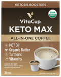 VitaCup Keto Max Dark Roast Coffee Pods - Keto Energy Boost