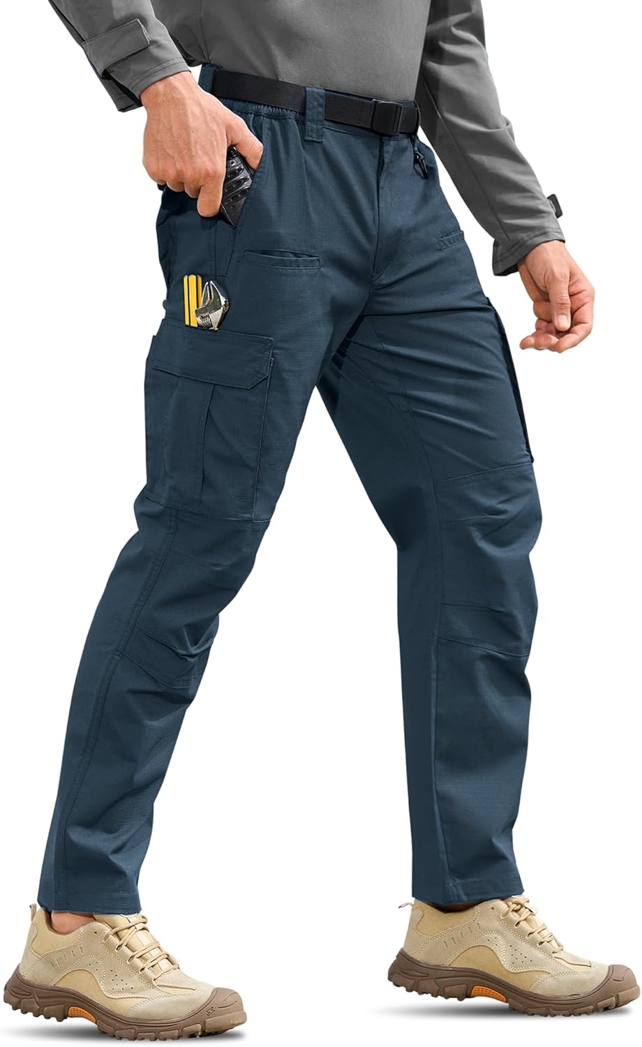 MOURCE Mens Tactical Pants for Outdoor Hiking and Work Use