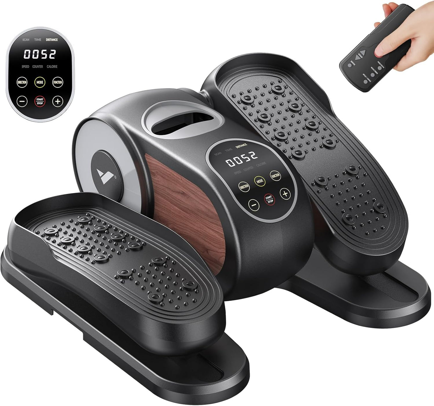 MERACH Under Desk Elliptical Machine for Seniors with Remote Control