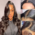 5x5 HD Lace Closure Wig Body Wave 22in - Natural Soft Glueless