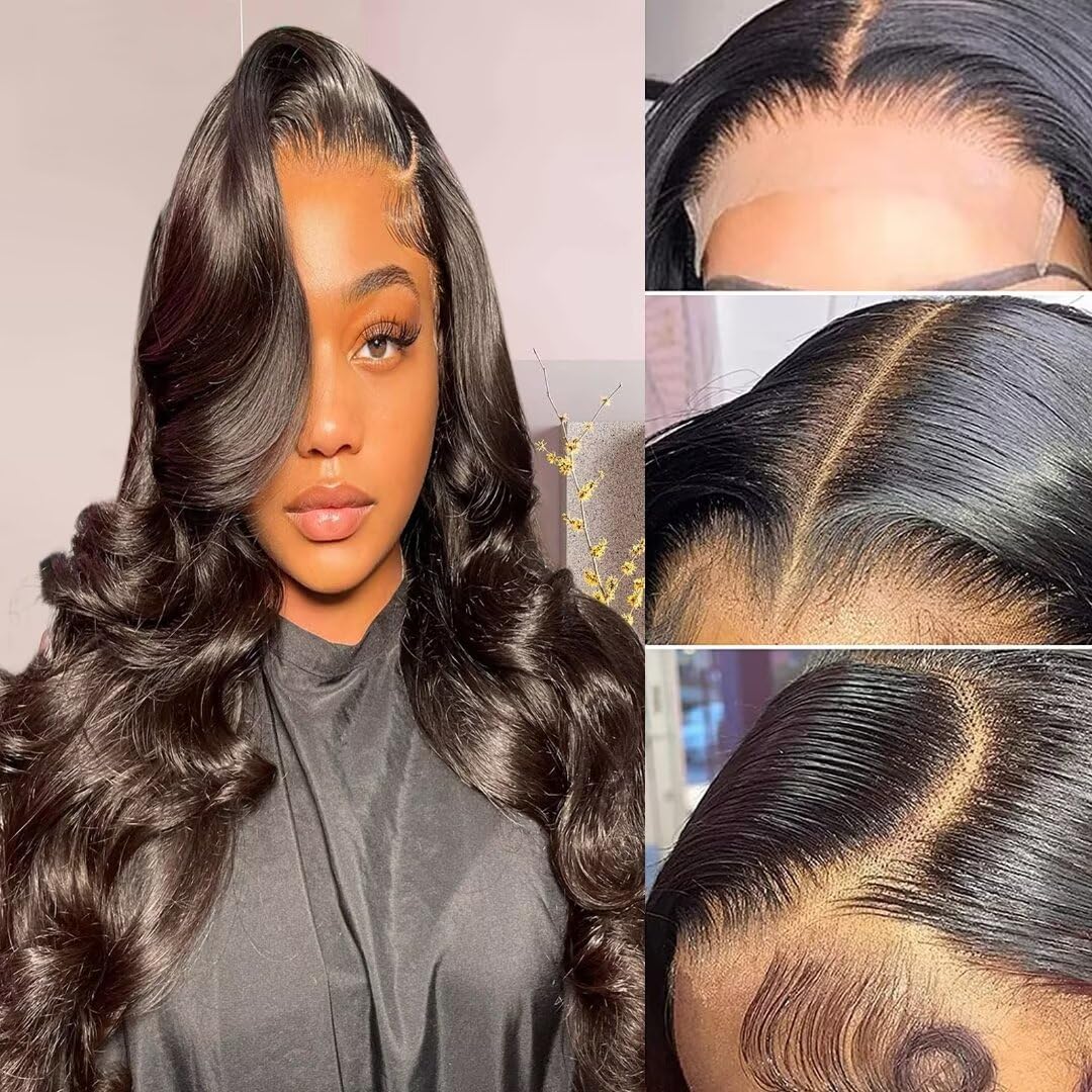 Aaliweya 5x5 HD Lace Closure Wigs for Women - Body Wave Style