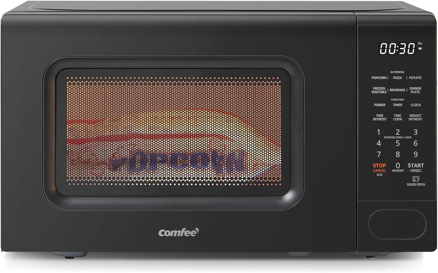 COMFEE CMO-C20M1WB Countertop Microwave Oven with 11 Power Levels