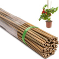 70 Pcs Bamboo Stakes 3 ft Garden Plant Support - Natural Stakes