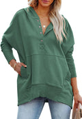 PRETTYGARDEN Womens Long Sleeve Lapel Zipper Sweatshirt - Cozy
