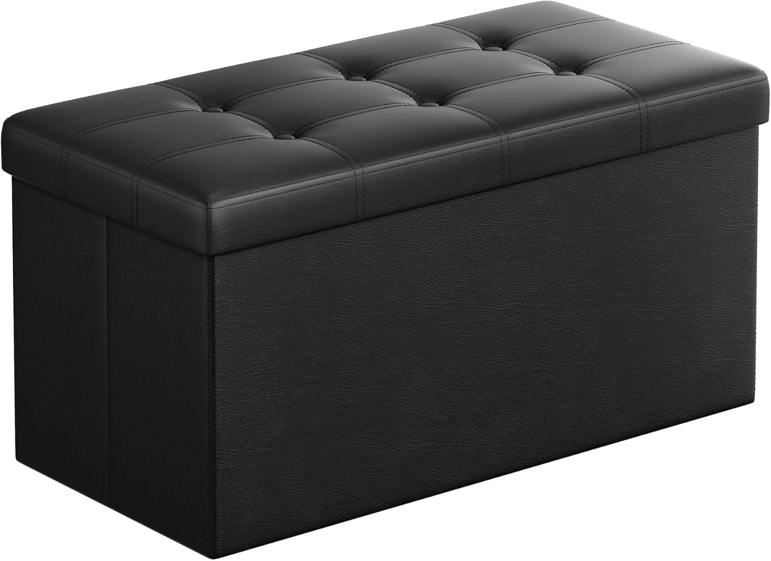 SONGMICS MAZIE Collection 30 Inches Folding Storage Ottoman Bench