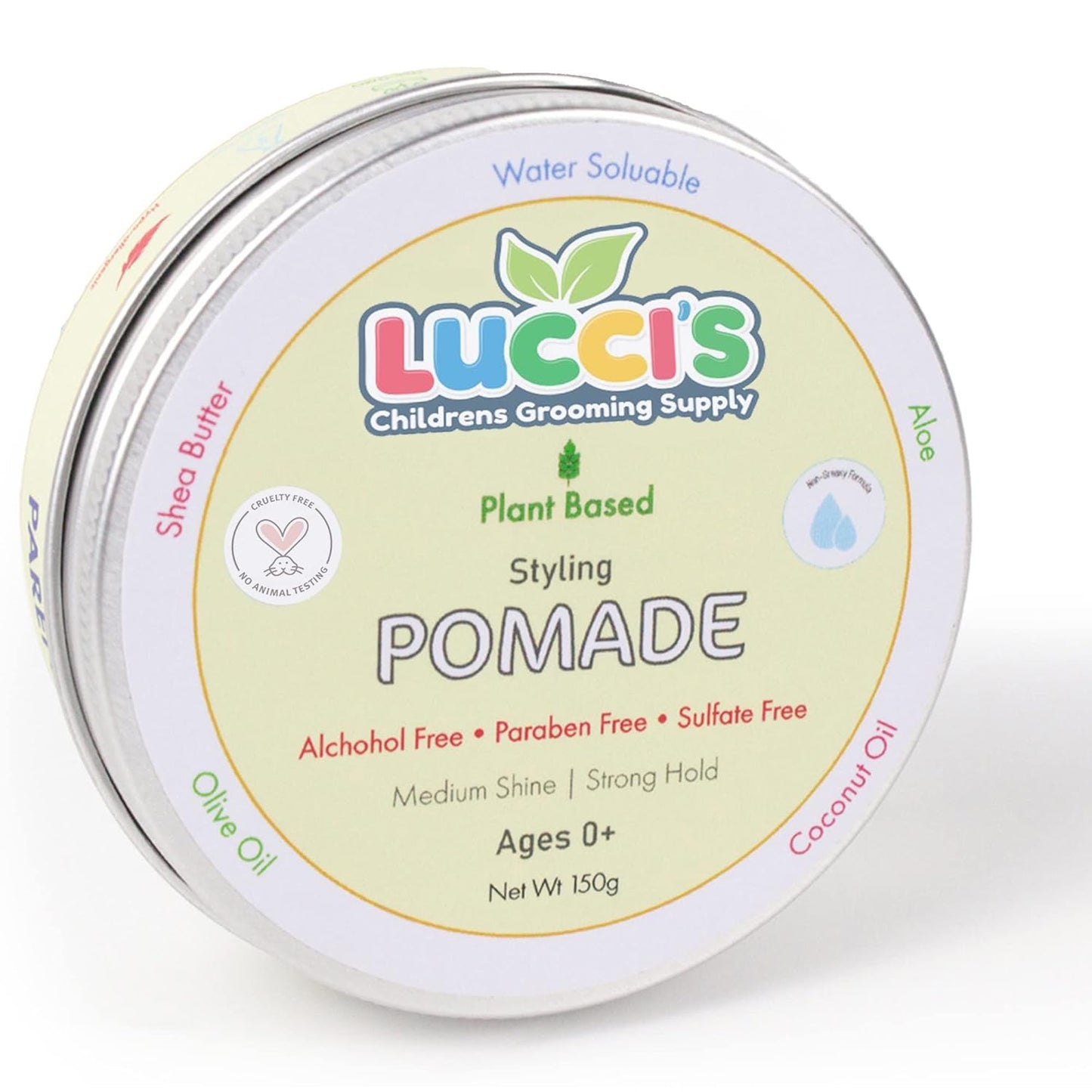 Plant-Based Baby Hair Gel 5oz - Strong Hold & Gentle Styling