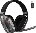 BINNUNE 2.4GHz Wireless Gaming Headset with ENC Mic - Long Battery