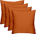 Sunbrella Square Throw Pillows Set of 4 17in - Canvas Tuscan