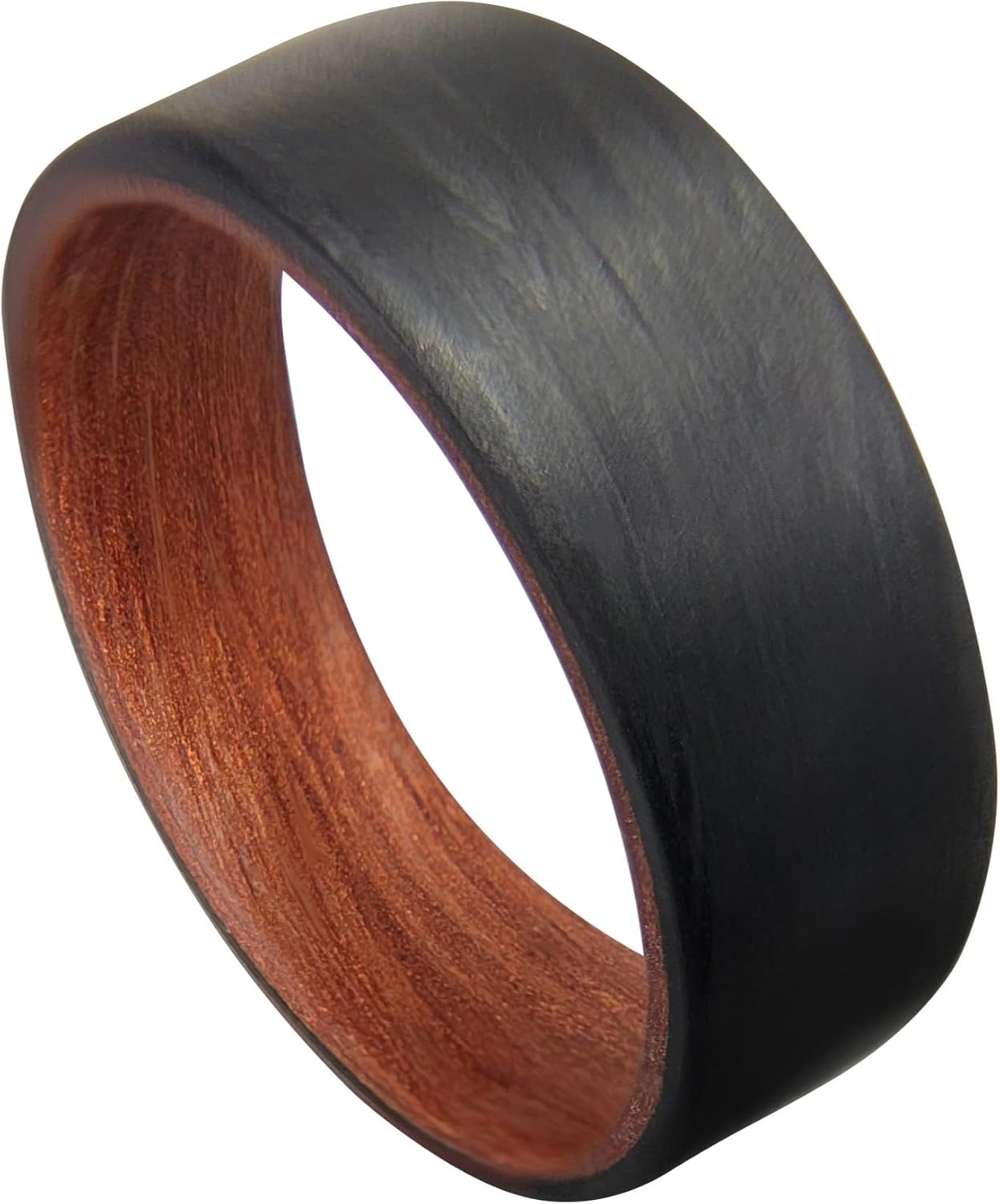 Handmade Carbon Fiber Ring with Copper Interior - Durable & Stylish