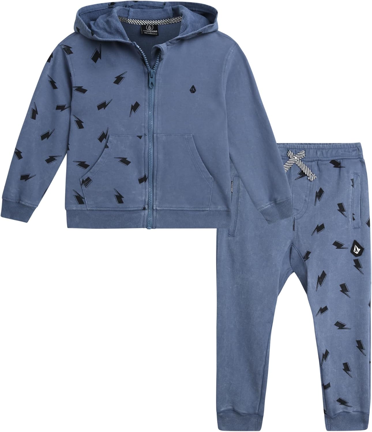 Cozy Volcom Toddler Tracksuit Set - Soft Fleece 2-Piece