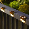 Solar Deck Lights Outdoor 16 Pack - Warm White Solar Step Lights