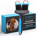 Doodle Brush for Dogs - Flexible Dual-Head Slicker for Doodles