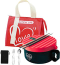Microwave Ramen Bowl with Insulated Bag for Easy Cooking