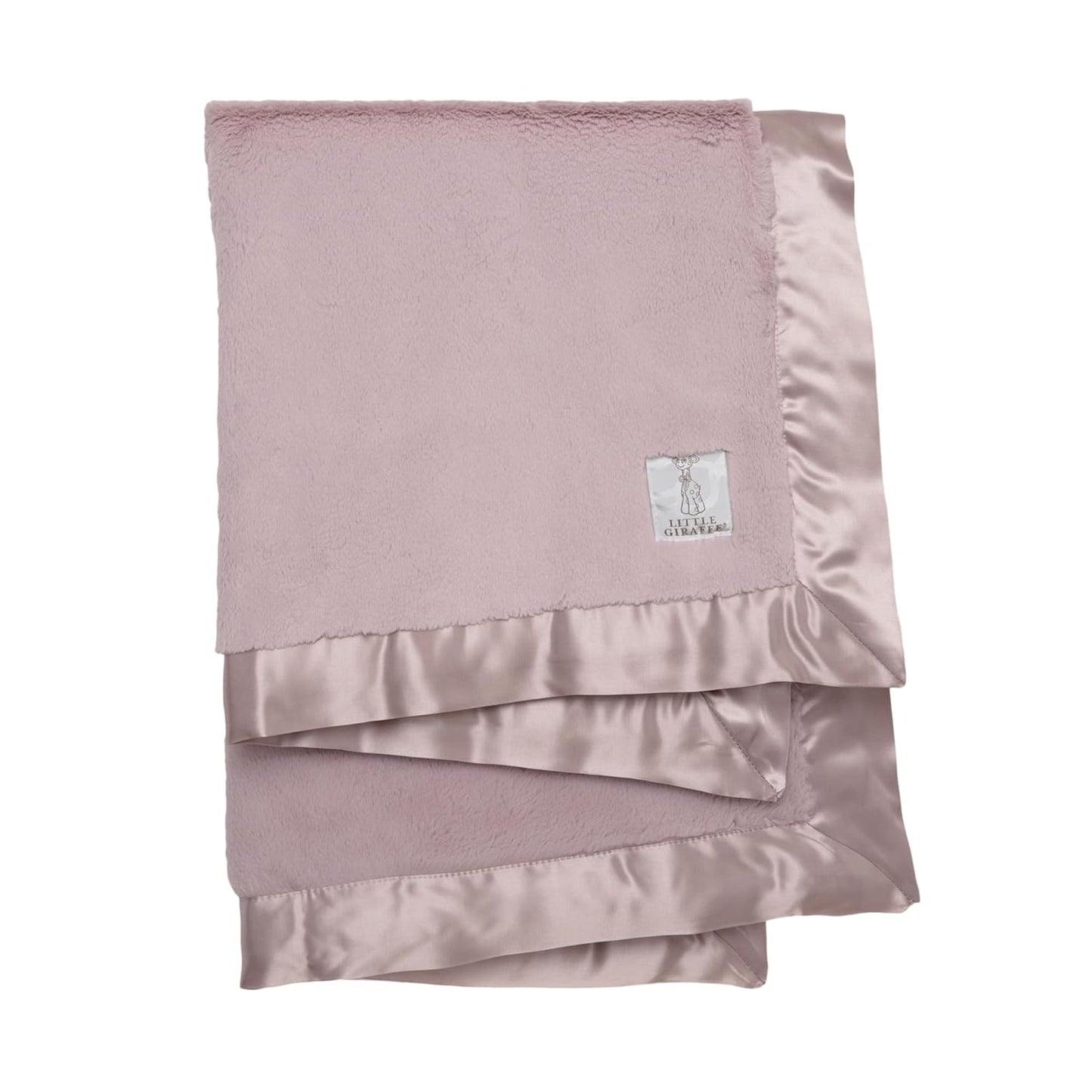 Luxe Soft Baby Blanket with Satin Trim - Little Giraffe - Perfect Baby Gift