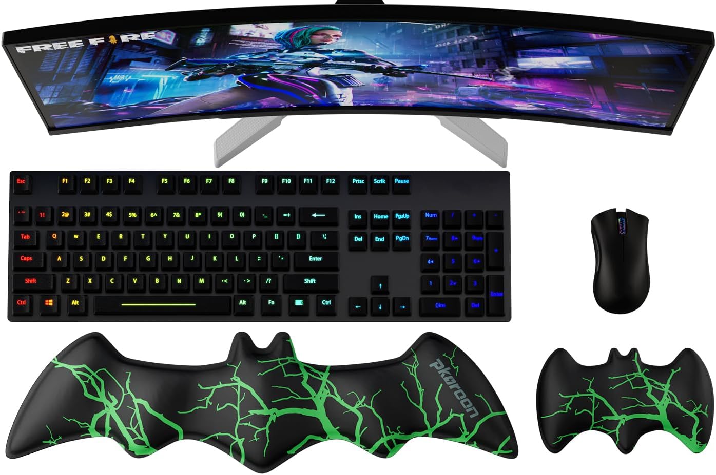 Ergonomic Memory Foam Wrist Rest Set - Typing Pain Relief