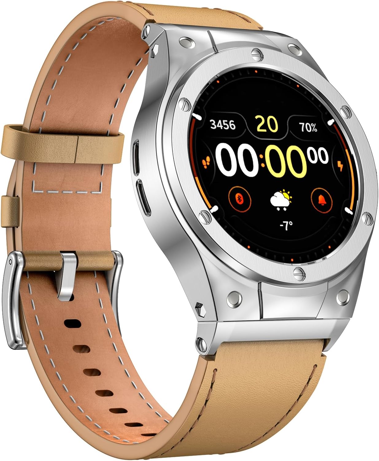 MioHHR Leather Watch Bands for Google Pixel Watch 41mm 45mm