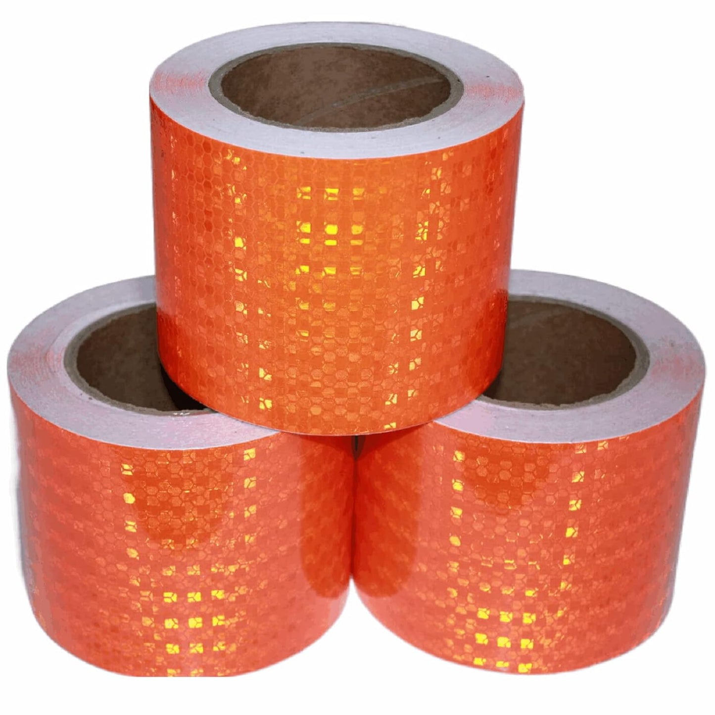 Reflective Tape Orange 4in X 68FT for Safety and Decoration