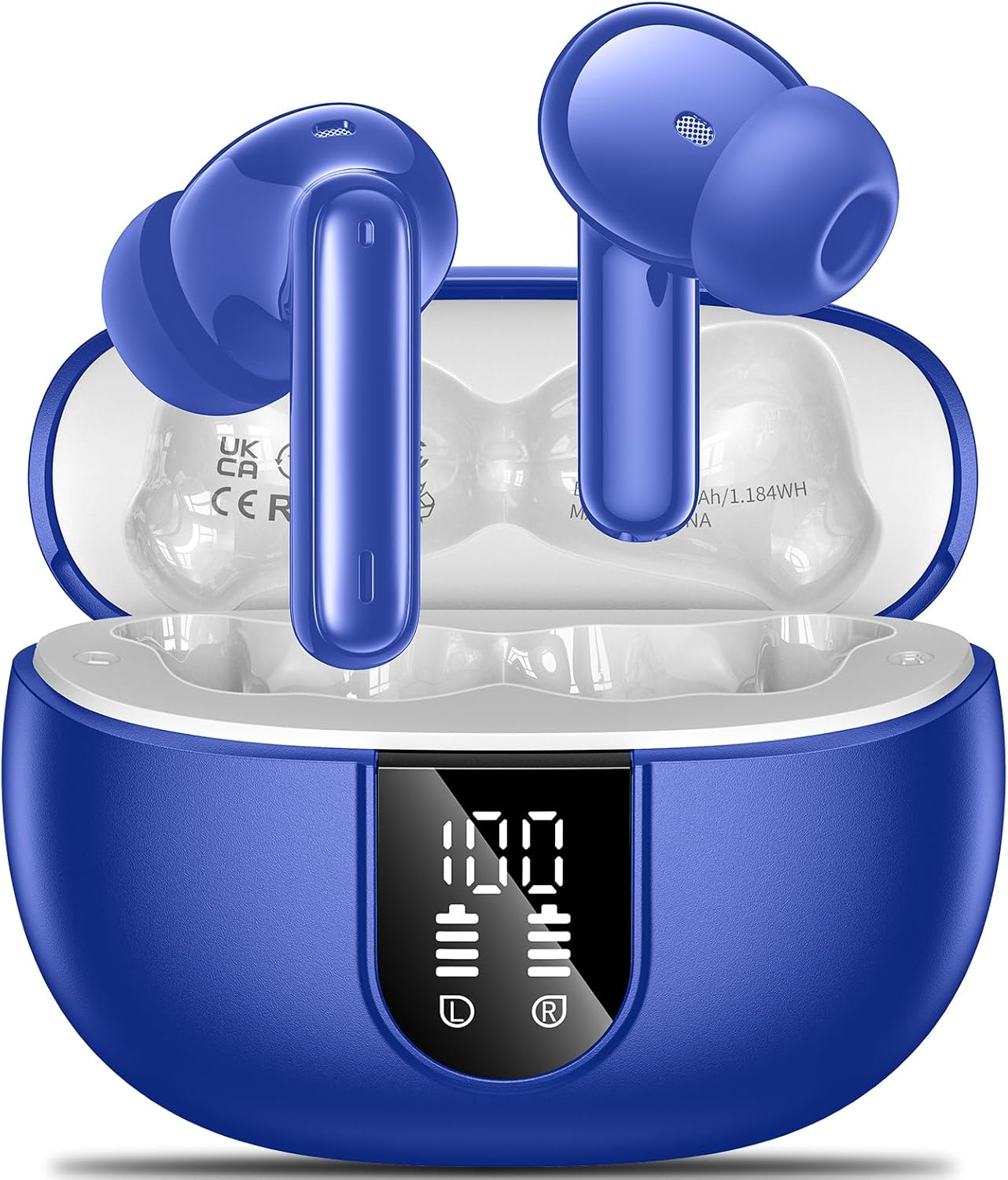 2024 Wireless Earbuds: HiFi Stereo, 42H Playtime, Noise Cancelling Mic