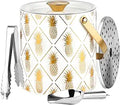 Insulated Ice Bucket for Parties with Lid - 3L Double Wall Chiller