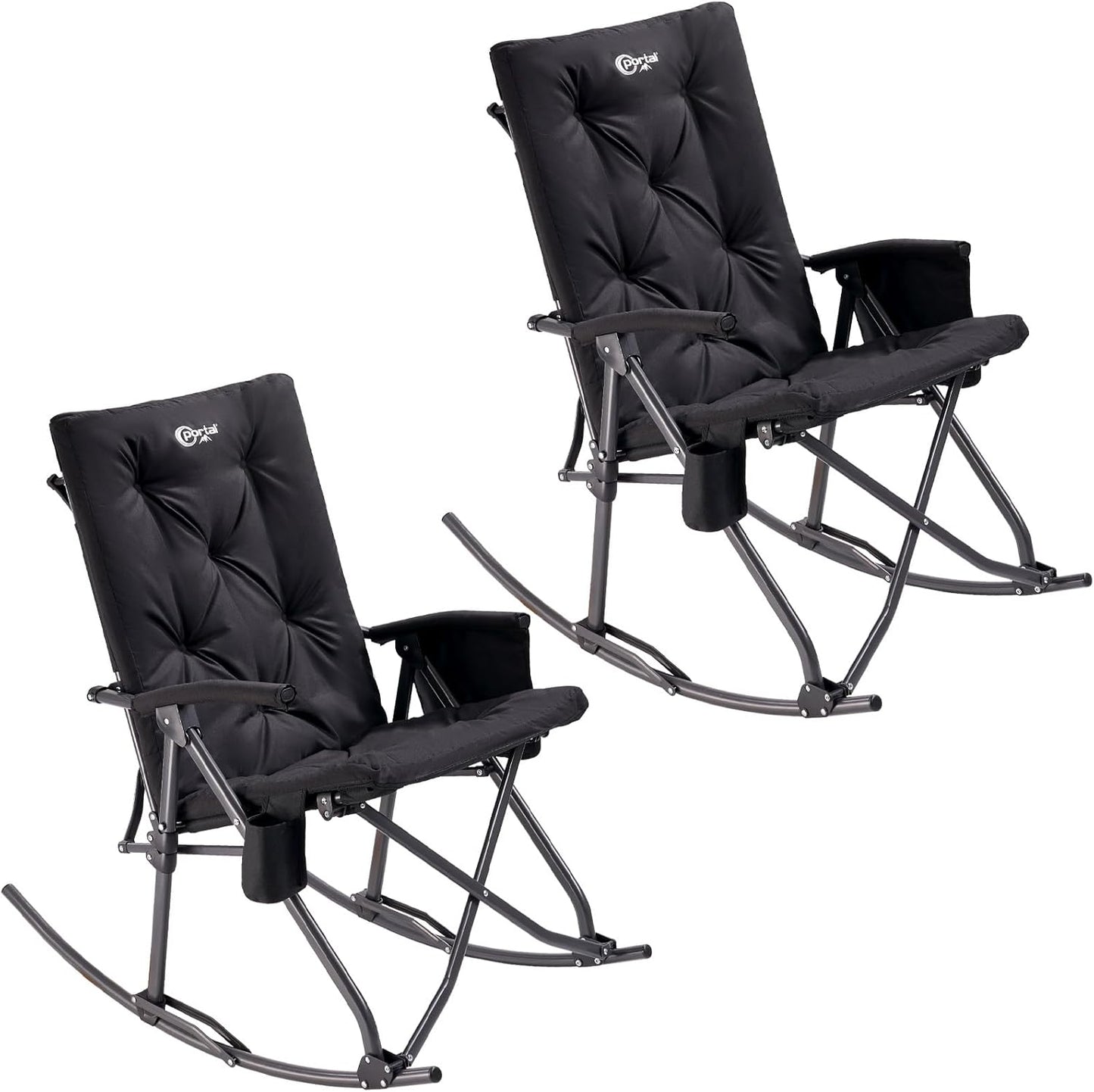 PORTAL Folding Rocking Chair for Indoor & Outdoor Relaxation