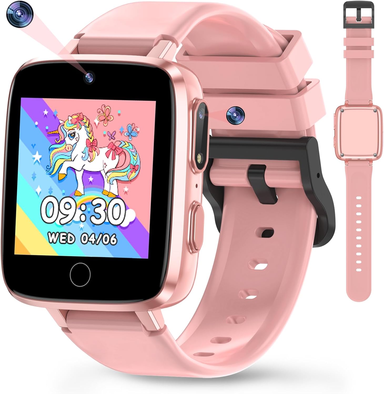 Kids Smart Watch for Girls Boys Ages 4-12 with HD Touchscreen