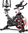POOBOO Exercise Bike Stationary Bike for Home - Quiet, Stable Ride