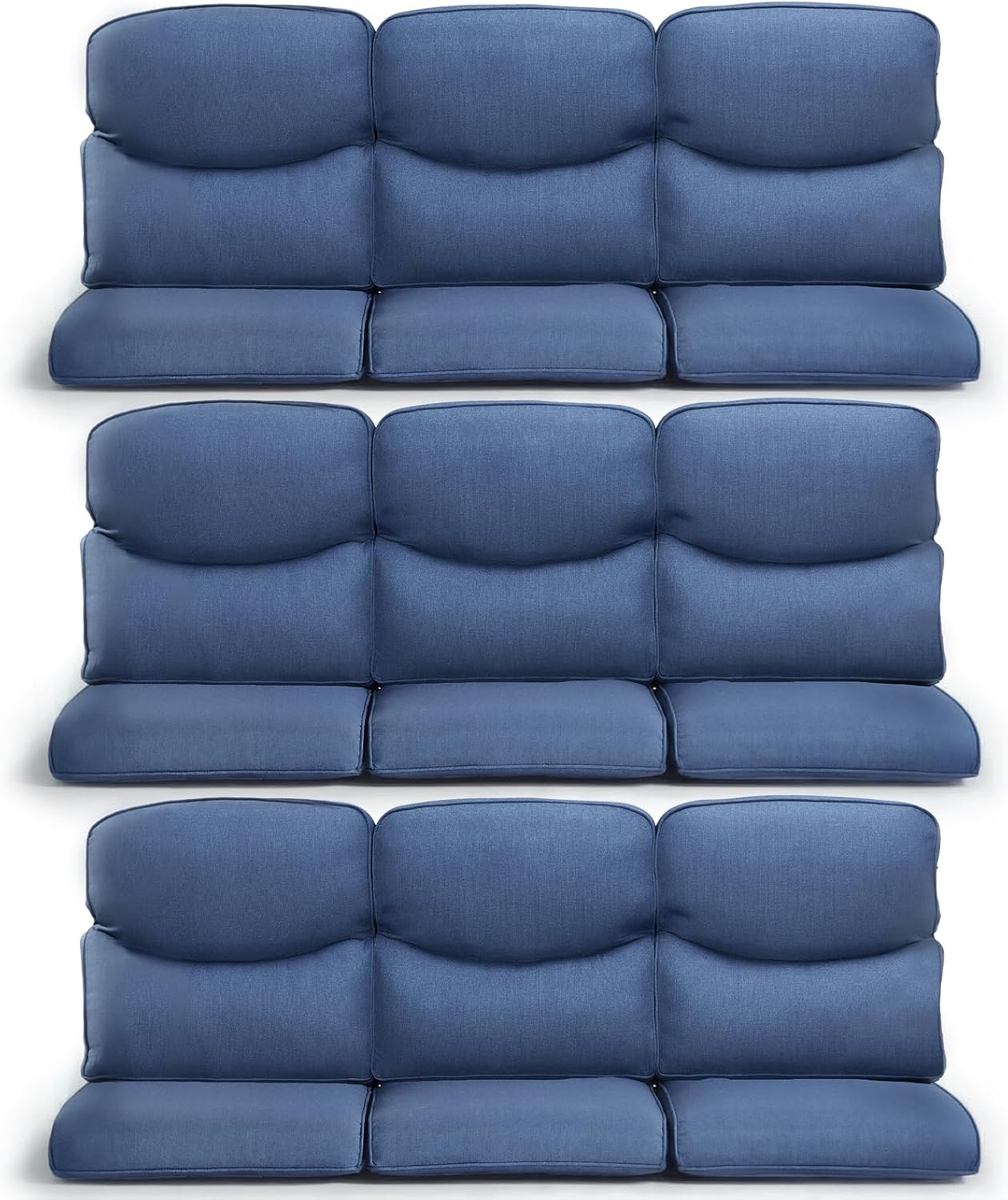 9-Piece Outdoor Patio Cushion Set for Wicker Sectional Sofa
