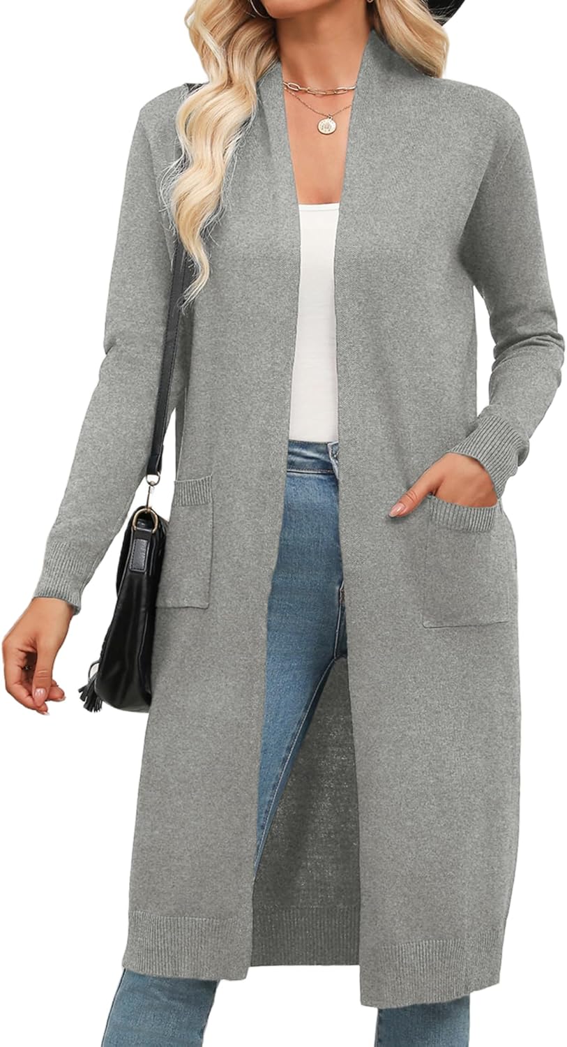 Zeagoo Women's Long Cardigan Sweaters for Stylish Comfort