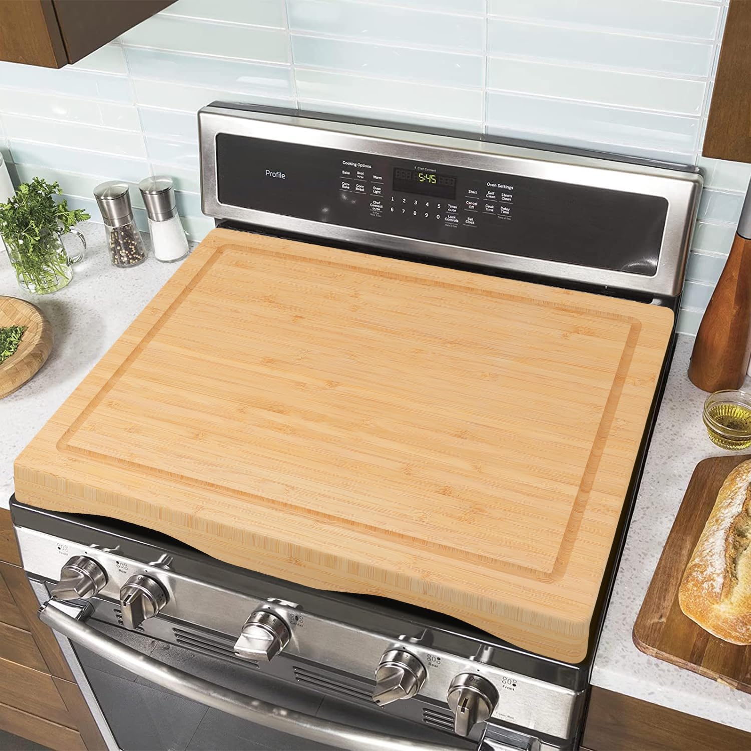 Stove Cover Board for Gas Stovetop - Versatile Kitchen Essential
