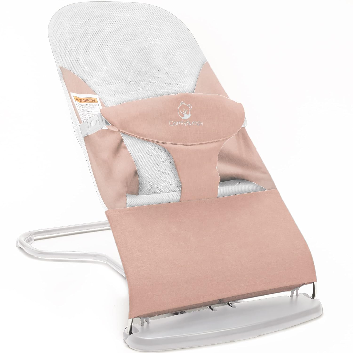 ComfyBumpy Ergonomic Baby Bouncer Seat with Travel Case