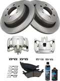 TRQ Rear Brake Pad & Rotor Kit for 2012-2016 Ford F-150