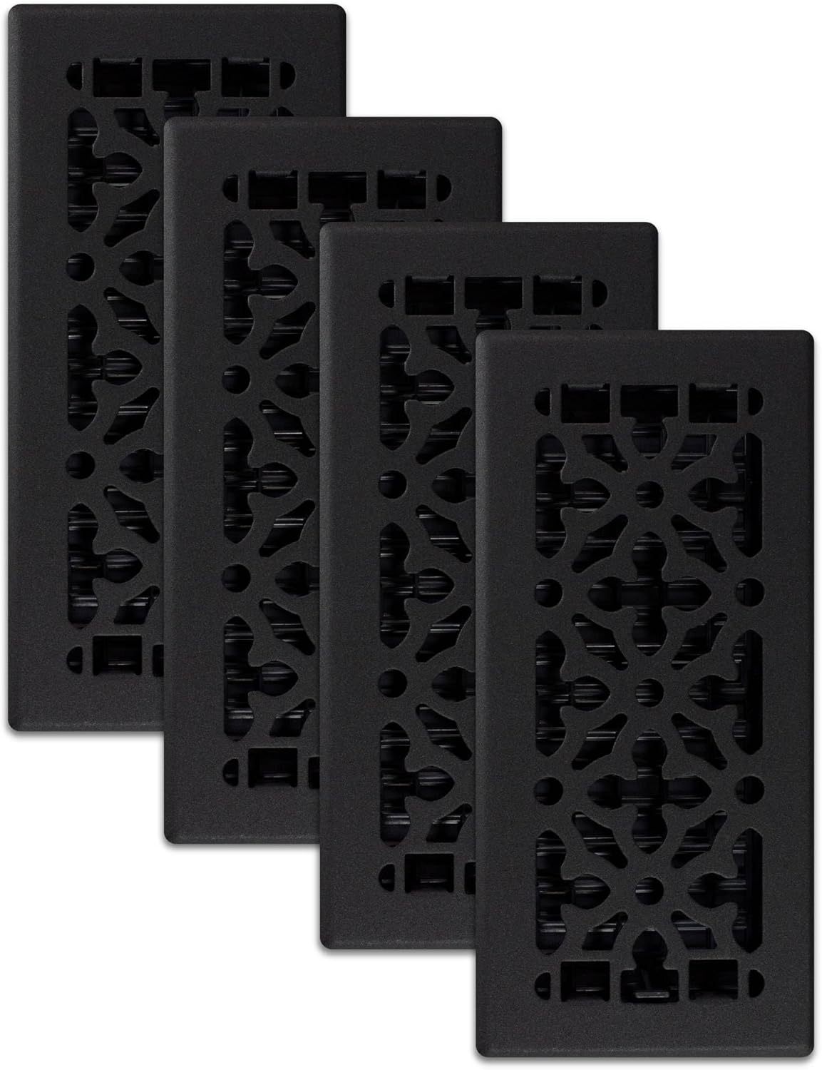 Gothic Floor Register 4-Pack by Decor Grates for Home Decor
