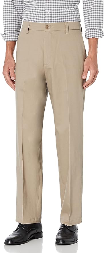 Dockers Men's Relaxed Fit Signature Khaki Lux Cotton Stretch Pants