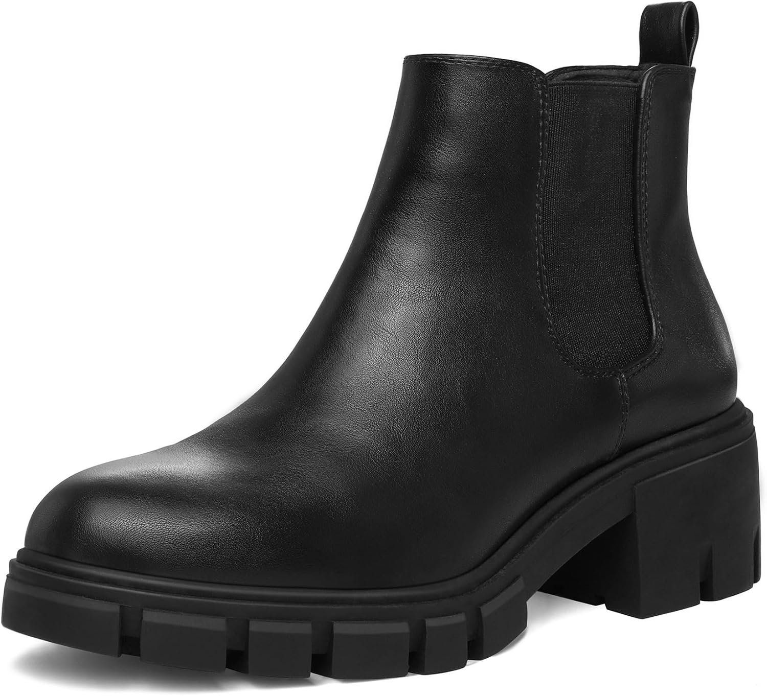 mysoft Women's Platform Chelsea Boots for Stylish Comfort