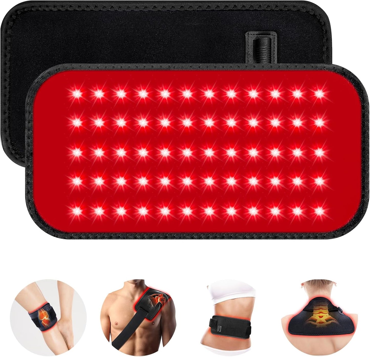 Light Belt with Timer for Back Shoulder Waist Relief and Comfort