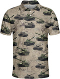 Tank Short Sleeve Military Polo - NEWCHEERS!