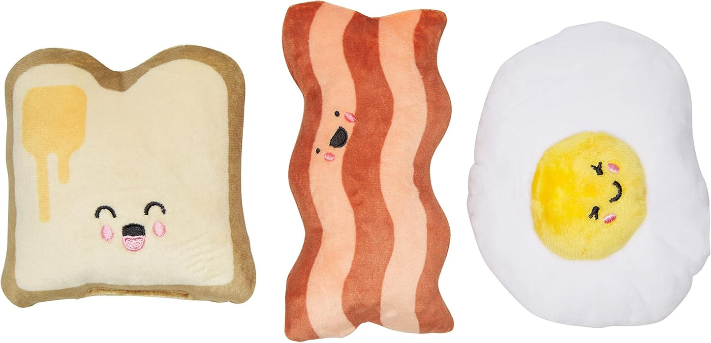 Pearhead Barkfast Plush Squeaker Toys