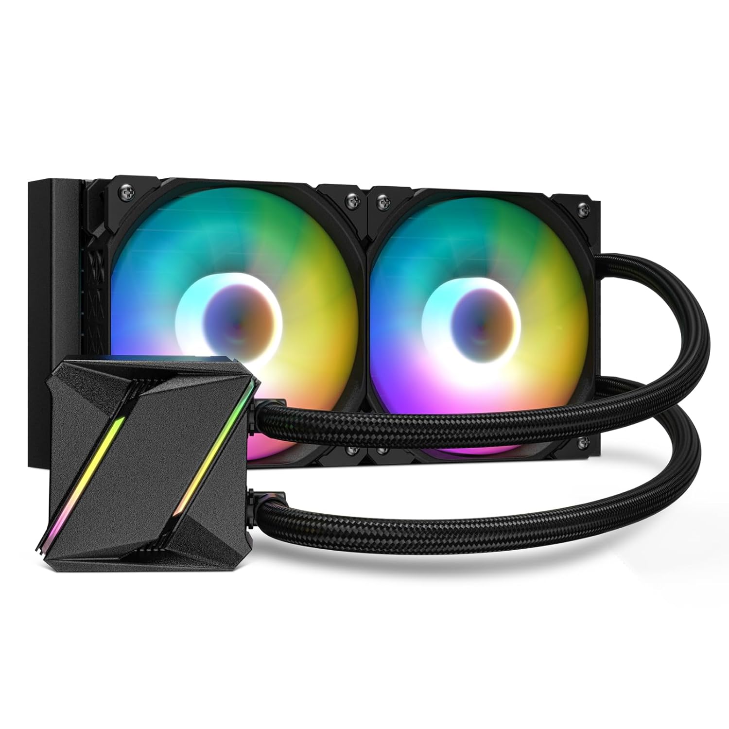 DARKROCK D240 CPU Liquid Cooler with RGB Lights and Copper Pump