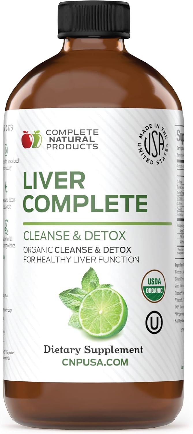 Complete Natural Products Liver Complete 12oz Organic Detox Supplement