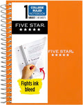 Five Star Spiral Notebook 1 Subject College Ruled - Personal Size