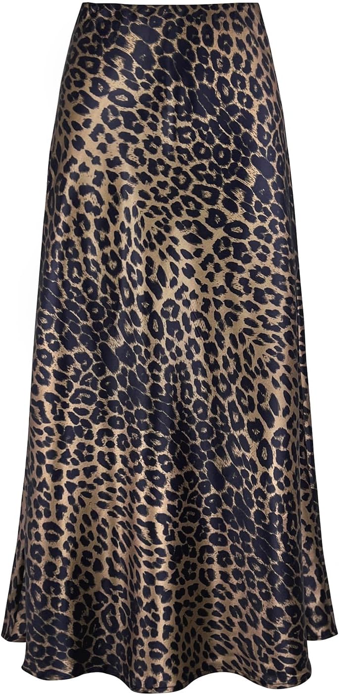 Women's Satin High Waisted Maxi Skirts for Elegant Style