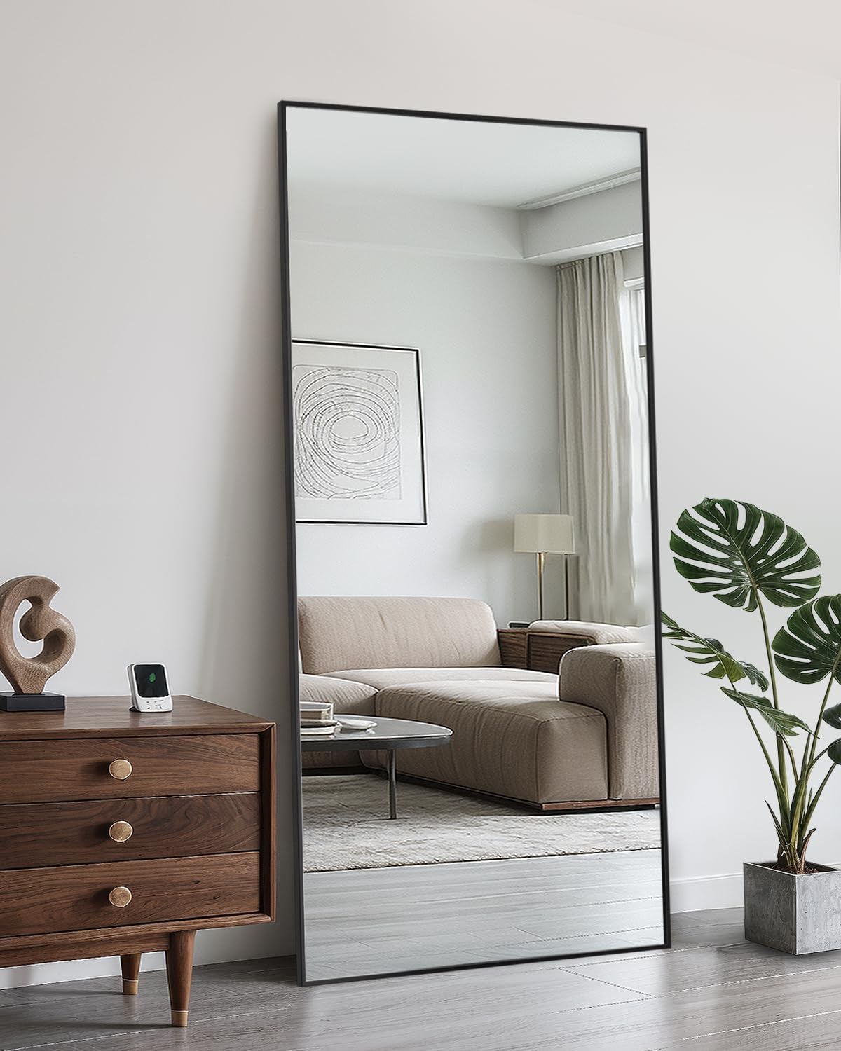 Full Length Mirror Freestanding 71x26 Oversized Floor Mirror