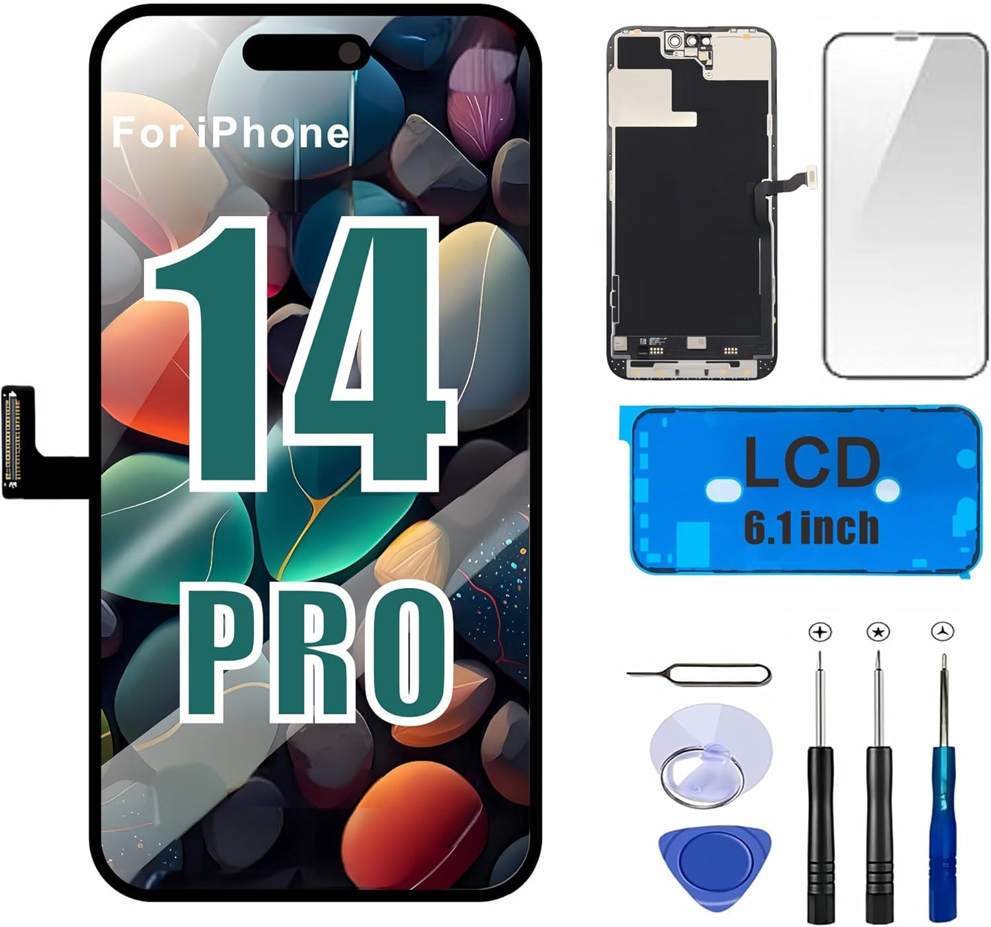 iPhone 14 Pro Screen Replacement with 3D Touch and Repair Kit